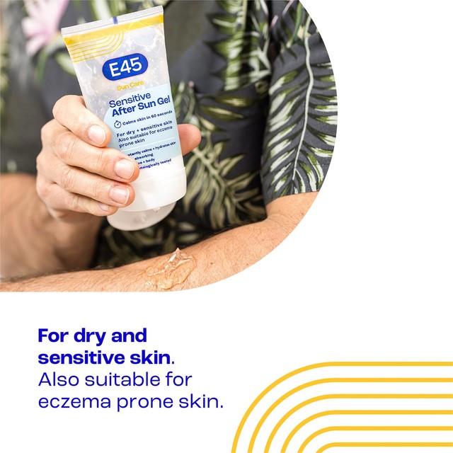 E45 After Sun Gel cooling gel for sensitive skin - British product