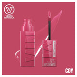 Maybelline SuperStay Vinyl Ink liquid lipstick shade Coy 20, imported from the UK