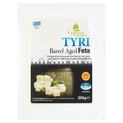 Cypressa Barrel Aged Feta Cheese 200g