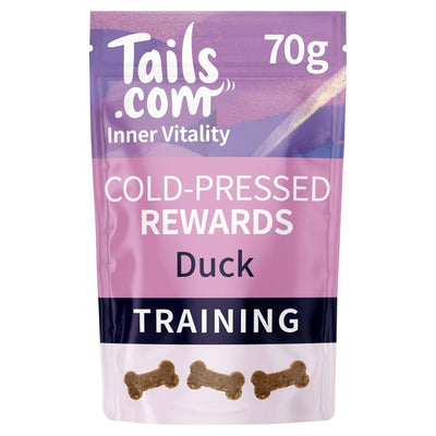 M&S Tails Inner Vitality Cold Pressed Rewards Duck Dog Treats 70g- Buy online at McGrocer