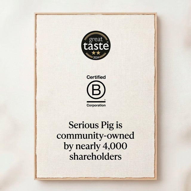 Serious Pig caramelised onion snacking cheese 24g (British brand)