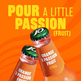 J2O Orange and Passion Fruit soft drink 4 x 275ml bottles, UK version