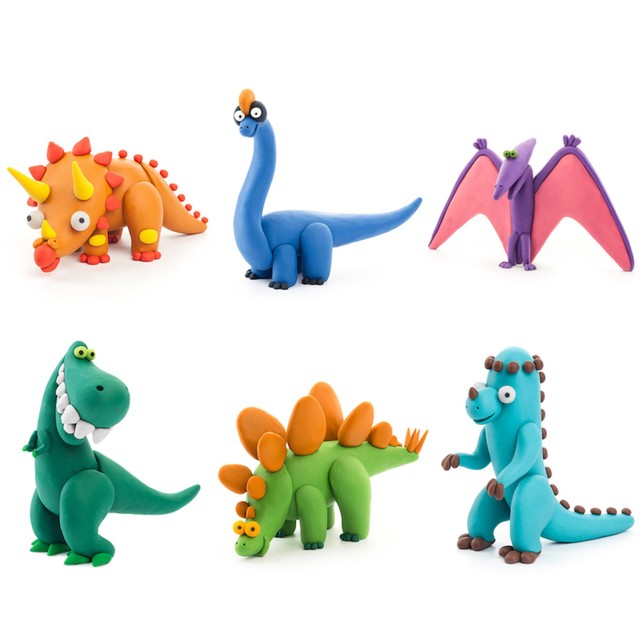 Tomy Hey Clay Dino Modelling Clay Set, UK version