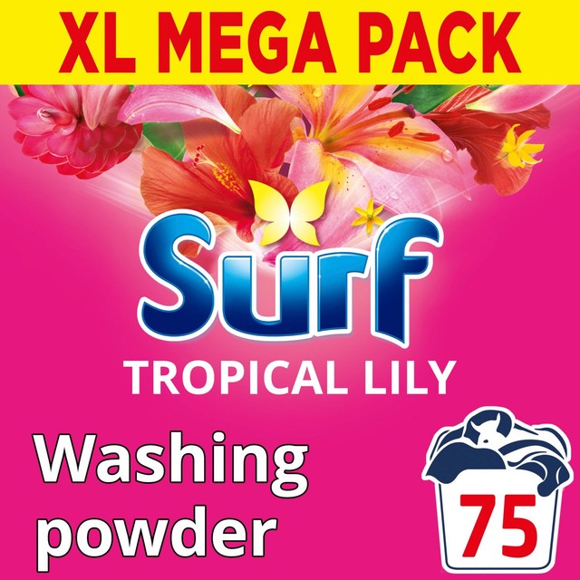 Surf Washing Powder Tropical Lily 4kg (British brand)