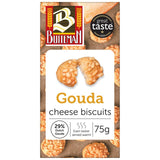Buiteman Gouda cheese savoury biscuit crumbles 75g - British product