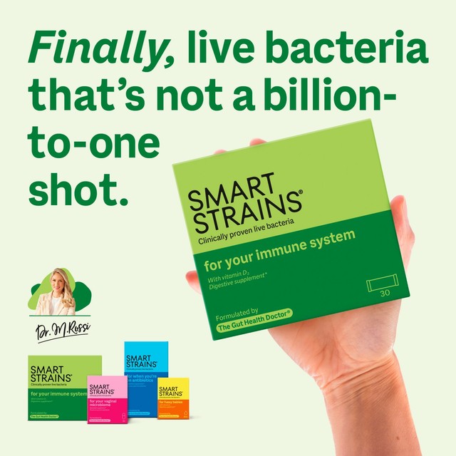 Smart Strains immunity probiotic supplement 30 sachets (British brand)