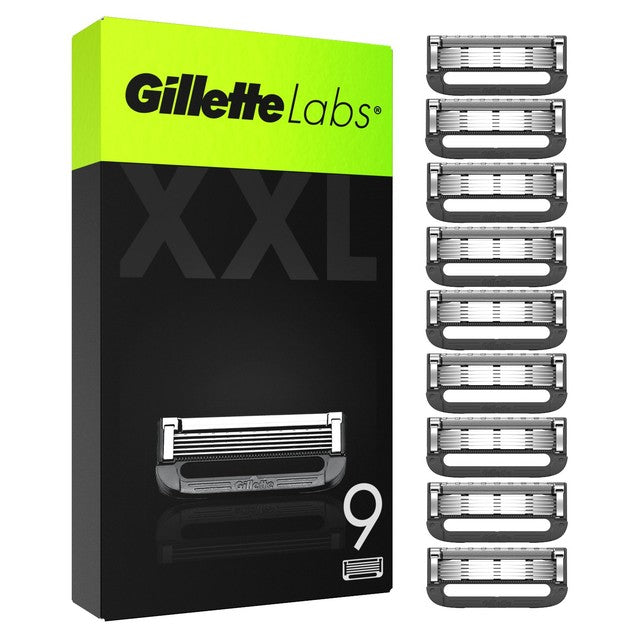 Gillette Labs Razor Blades Refill 9 Pack - British product