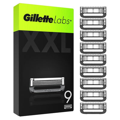 M&S Gillette Labs Barberhøvelblader Refill 9-pakning - Kjøp online hos McGrocer