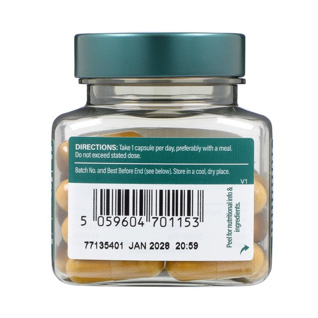Holland & Barrett Vitamin D Turmeric Manuka Honey Capsules 30 capsules, UK version
