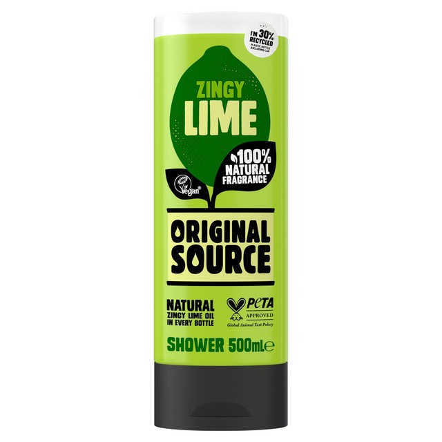 Original Source Lime Shower Gel 500ml, imported from the UK
