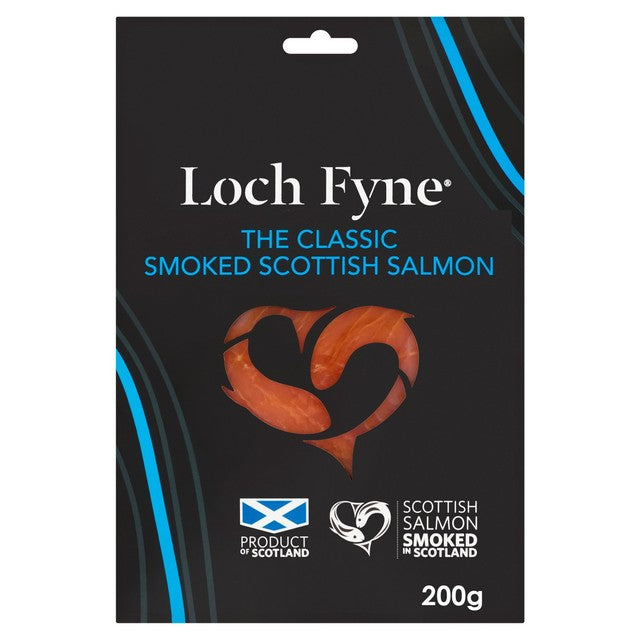 Loch Fyne Classic Smoked Scottish Salmon 200g, UK version