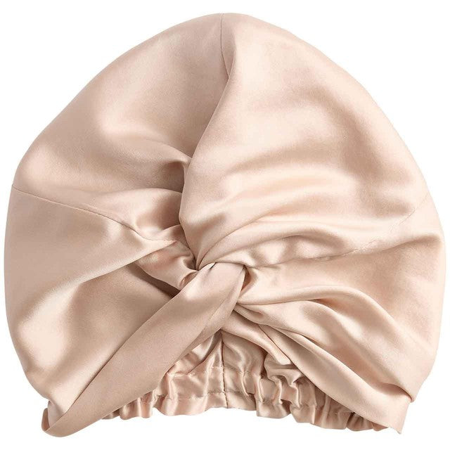 M&S pure mulberry silk hair wrap pink - British product