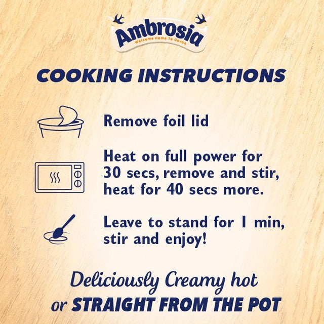 Ambrosia Cinnamon Porridge Pot 210g - British product