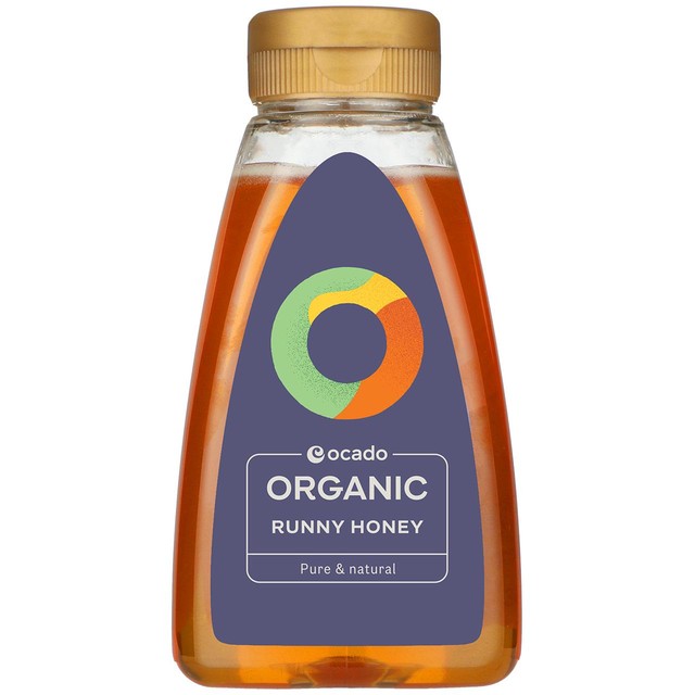 Ocado runny honey 340g, imported from the UK