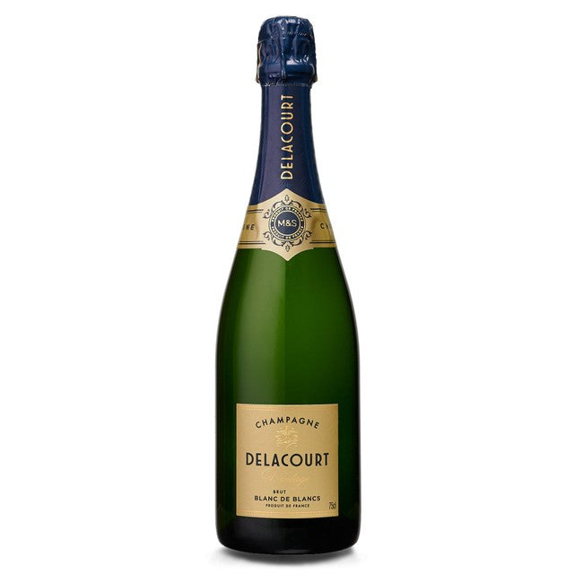M&S Delacourt Blanc de Blanc Vintage Champagne 75cl, imported from the UK