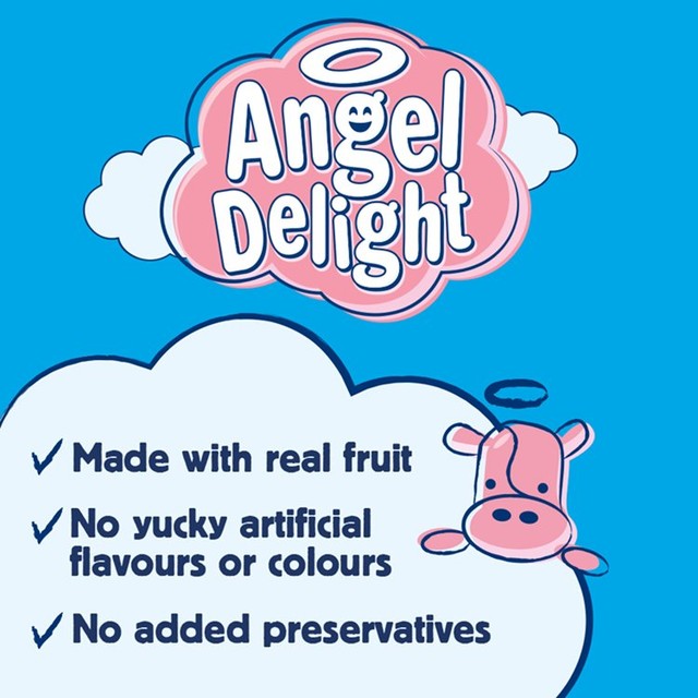 Angel Delight strawberry instant dessert mix 59g - British product