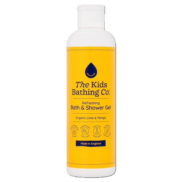 Kids Bathing Co organic lime mango shower gel 250ml (British brand)