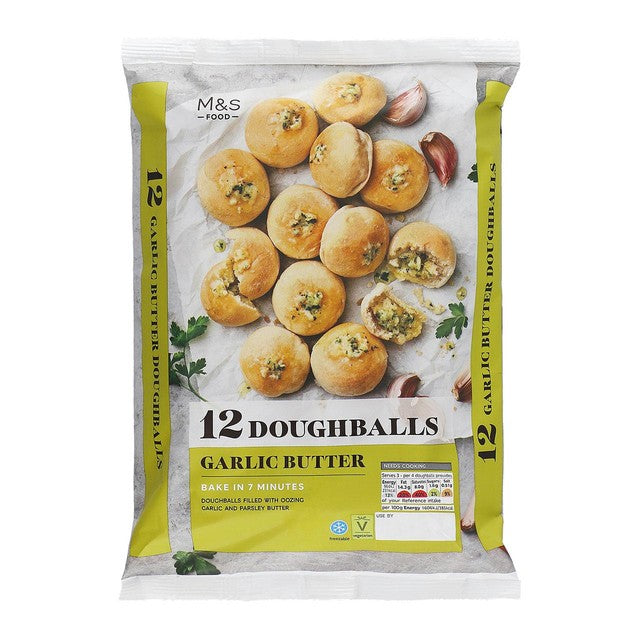 M&S Knoblauchbutter-Teigbällchen 180 g, importiert aus Großbritannien