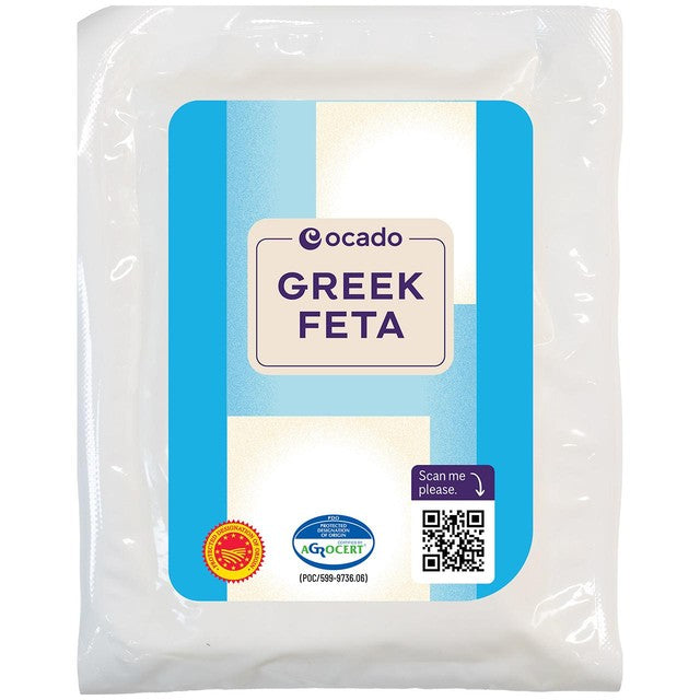 Ocado Greek Feta cheese 200g, imported from the UK