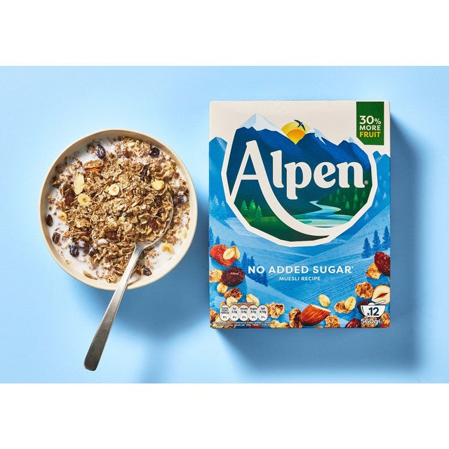 Alpen muesli no added sugar 950g - British product