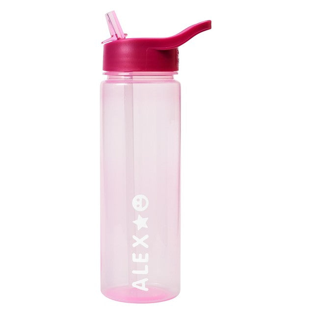 Polar Gear personalised A-Z sticker straw water bottle 600ml, imported from the UK