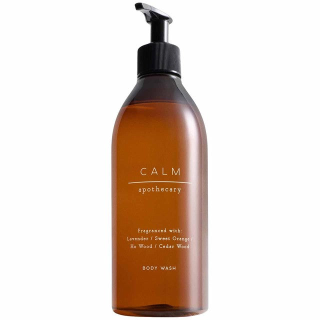 M&S Apothecary Calm body wash, imported from the UK