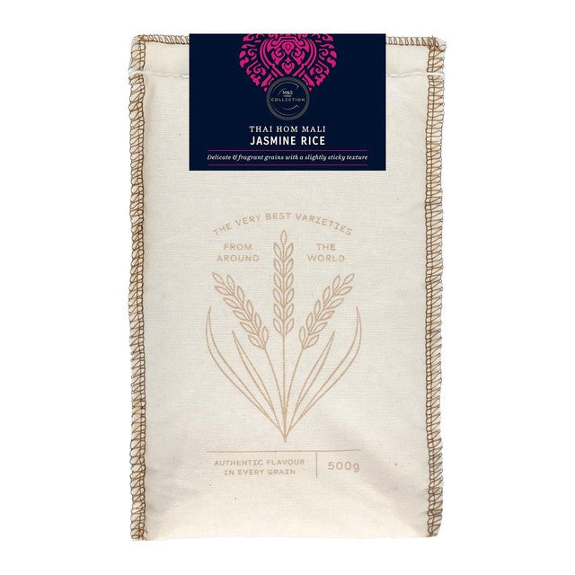 M&S Thai Hom Mali jasmine rice 500g, imported from the UK