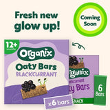 Organix Blackcurrant Oaty Bars multipack 6x23g, imported from the UK