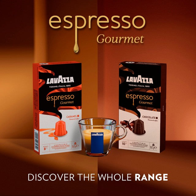 Lavazza Caramel Gourmet coffee capsules 10 capsules, UK version
