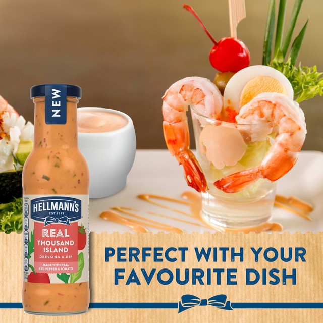 Hellmann's Thousand Island salad dressing 250ml, UK version