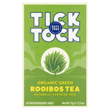 Tick Tock rooibos green tea bags 40 per pack (British brand)