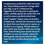Felix Joyables chicken liquid cat treats 4 x 10g - British product