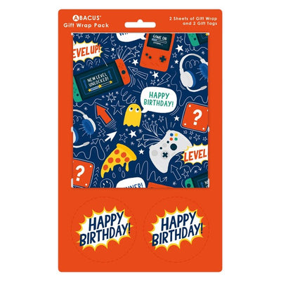 M&S Abacus Gaming Gift Wrap Sheets and Tags- Buy online at McGrocer