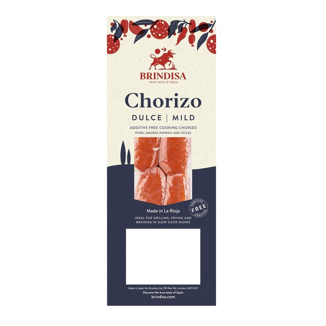 Brindisa Mild Cooking Chorizo Sausages 280g - British product