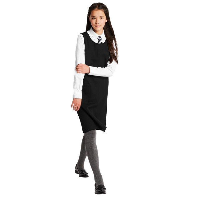 M&S Girls Body Sensor School Tights Grey 13-14 Years, imported from the UK