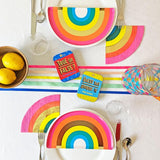 Talking Tables rainbow paper napkins 16 per pack (British brand)
