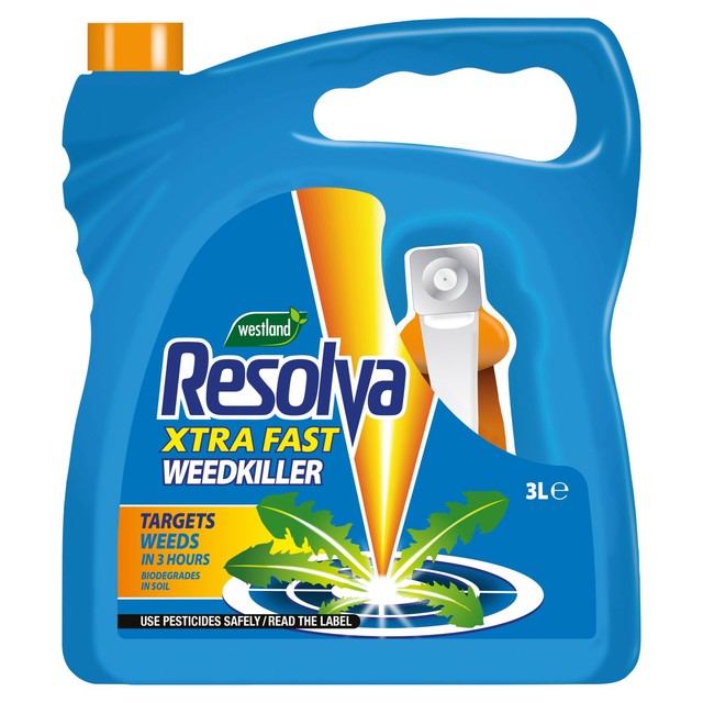 Westland Resolva Xtra Fast Ready-to-Use Weed Killer 3L, imported from the UK