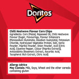 Doritos Chilli Heatwave tortilla chips 180g, imported from the UK