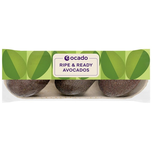 Ocado Hass Avocados Ripe & Ready Medium, imported from the UK