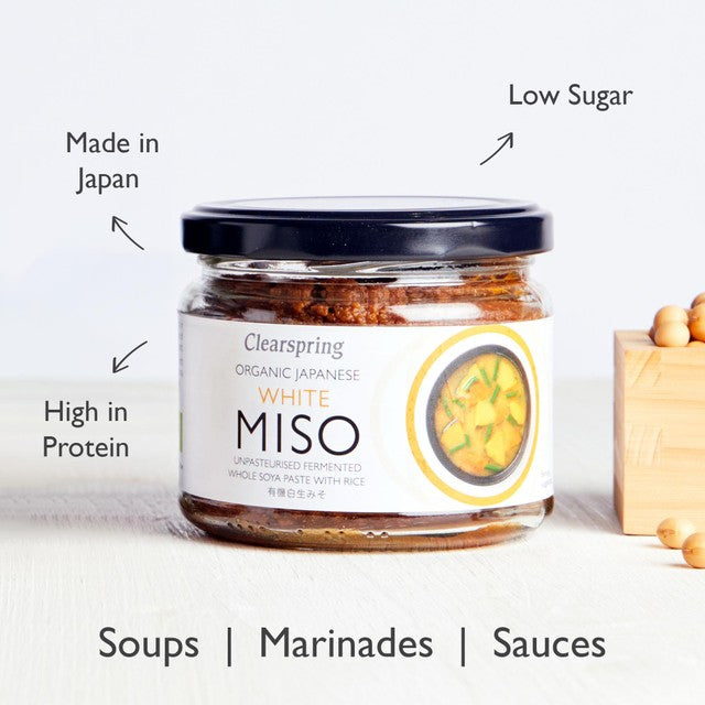 Clearspring White Miso Paste 270g - British product