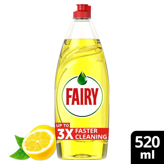 Fairy Lemon Washing Up Liquid 520ml - British product