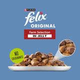Felix Original Farm Selection wet cat food 12x85g - British product