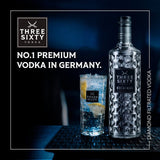 Three Sixty Original Premium Vodka - British product