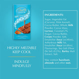 Lindt milk salted caramel chocolate bar 100g, UK version
