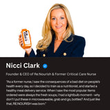 Re Nourish Roasted Carrot and Ginger Soup 500g, imported from the UK