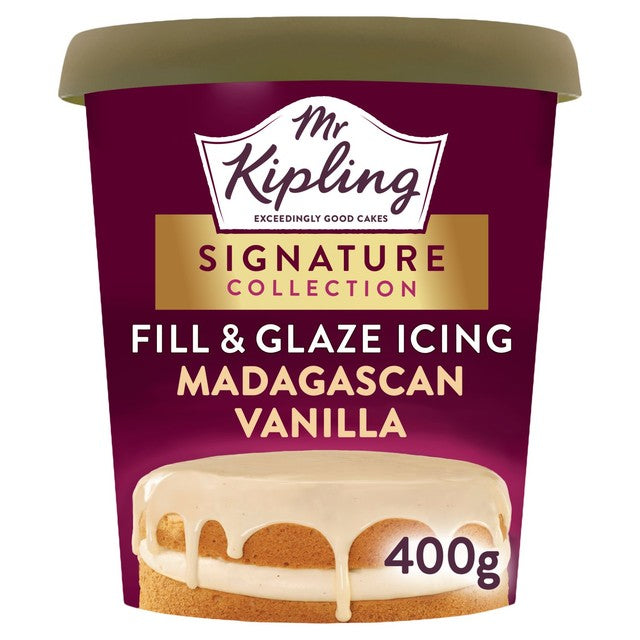 Mr Kipling Madagascan Vanilla icing, UK version