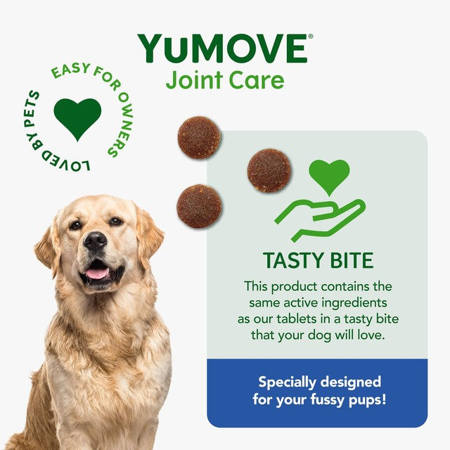 YuMOVE joint support daily bites for senior dogs, UK version