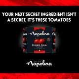 Napolina plum tomatoes 4x400g, imported from the UK