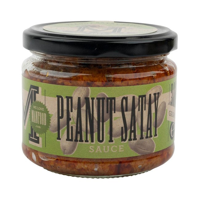 Manfood peanut satay sauce 300g, imported from the UK