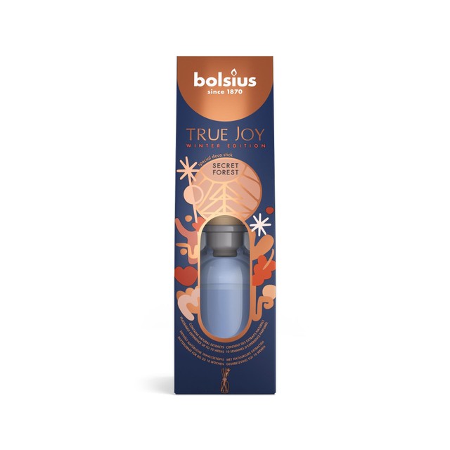 Bolsius reed diffuser Winter Edition Secret Forest 80ml, UK version